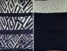Simulknit Jacquard, dus achterzijde breiwerk effen kleur.